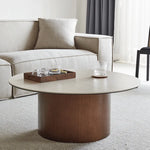 Modern Sintered Stone Glass Coffee Table - Stylish Multi-Layer Board Design for Chic Living Rooms fmus-4077