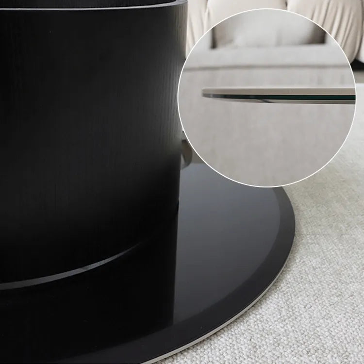 Modern Sintered Stone Glass Coffee Table - Stylish Multi-Layer Board Design for Chic Living Rooms fmus-4077