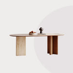 Sleek Sintered Stone Dining Table with Modern Multi-Layer Design for Elegant Spaces fmus-4092