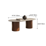 Modern Sintered Stone Coffee Table with Glass and Multi-layer Design for Stylish Living Rooms fmus-4094
