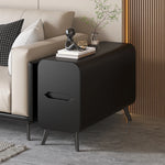 Stylish Pine & PU Leather Coffee Table with Modern Design and Storage Solutions fmxjs-5347