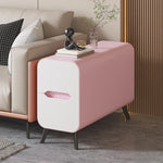 Stylish Pine & PU Leather Coffee Table with Modern Design and Storage Solutions fmxjs-5347