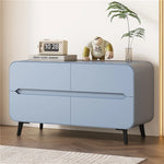 Modern Pine PU Leather Cabinet with Sleek Design and Ample Storage - Perfect for Home Decor and Organization fmxjs-5349