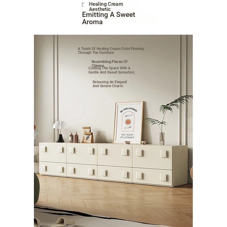 Stylish Pine Multi-Layer Board Cabinet with Synthetic Leather Finish - Modern Storage Solution for Any Space fmxjs-5350