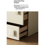 Stylish Pine Multi-Layer Board Cabinet with Synthetic Leather Finish - Modern Storage Solution for Any Space fmxjs-5350