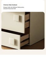 Stylish Pine Multi-Layer Board Cabinet with Synthetic Leather Finish - Modern Storage Solution for Any Space fmxjs-5350