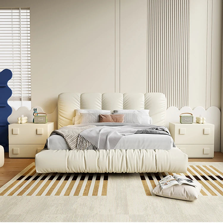 Stylish Pine Multi-Layer Board Cabinet with Synthetic Leather Finish - Modern Storage Solution for Any Space fmxjs-5350