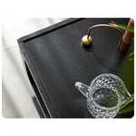 Stylish Light Brown Black Cherry Wood Tea Table - Durable Plywood Construction fmy-687