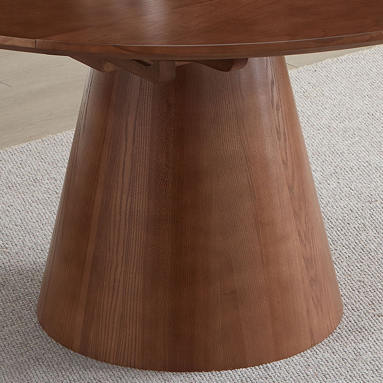 Elegant Natural Brown Solid Wood Table - Perfect for Any Home Décor fnl-273