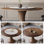 Premium Quality Solid Brown Wood Table for Elegant Dining fnl-275