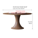Premium Quality Solid Brown Wood Table for Elegant Dining fnl-275