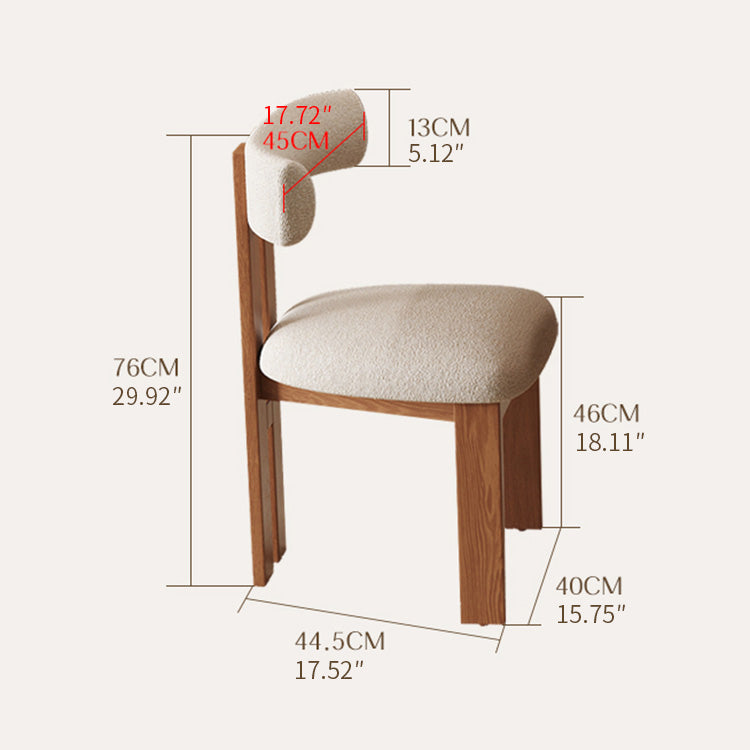 Modern Brown Sintered Stone and Solid Wood Dining Table fnl-277