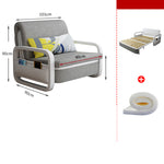 Versatile Solid Wood Sofa - Dark Blue, Pink, Light Gray, Khaki, Beige, Orange - Durable Cotton-Linen Upholstery fnm-947