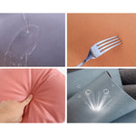 Stylish Leathaire Bed in Khaki Grey with Orange-Green Accents - Modern Comfort & Elegance foltm-1553