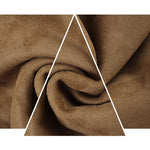 Luxurious Dark Brown Latex Suede Fabric Bed - Elegant Grey Design foltm-1556