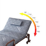 Luxurious Dark Brown Latex Suede Fabric Bed - Elegant Grey Design foltm-1556