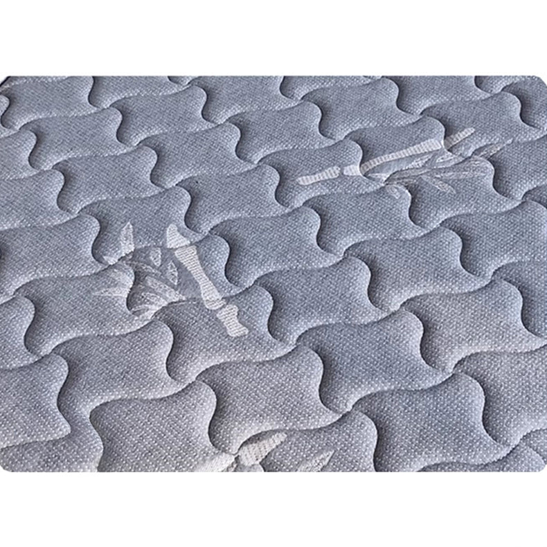 Luxurious Dark Brown Latex Suede Fabric Bed - Elegant Grey Design foltm-1556