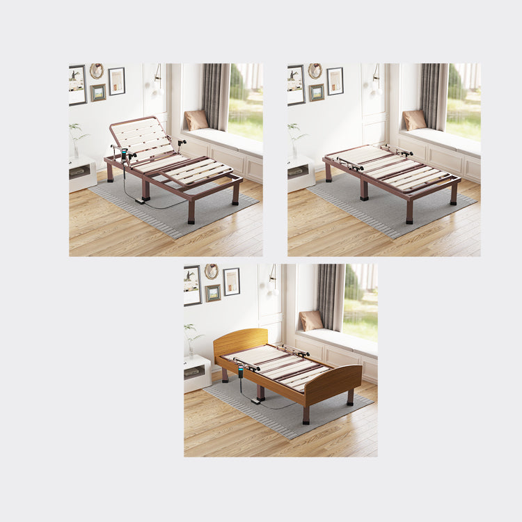 Luxurious Green and Grey Cotton-Linen Blend Bed with Coconut Palm Latex foltm-1557