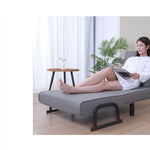 Elegant Grey and Navy Blue Cotton & Linen Bed Set - Ultimate Comfort and Style foltm-1558