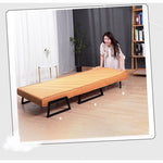 Luxurious Green Leathaire Bed - Vibrant Orange Accents for Modern Decor foltm-1560