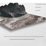 Elegant Ceramic Sintered Stone Coffee Table with Multi-layer Design and Stainless Steel Accents – Modern Living Room Centerpiece fplk-5022