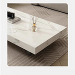 Modern Ceramic Sintered Stone Tea Table with Stylish Multi-Layer Design – Elegant Home Furniture for Living Room fplk-5023