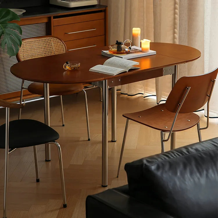 Elegant Boxwood Dining Table with Space-Saving Foldable Design fpmxm-2765