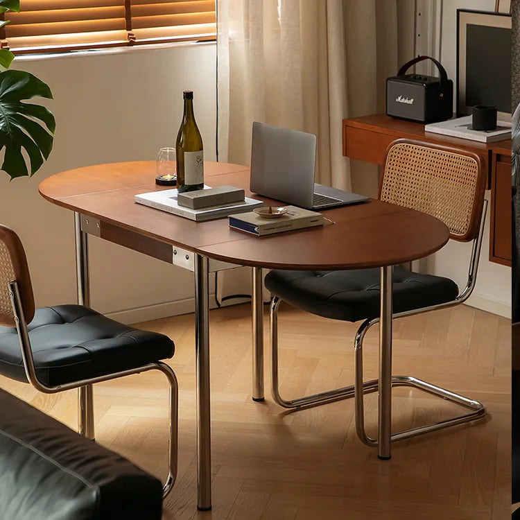 Elegant Boxwood Dining Table with Space-Saving Foldable Design fpmxm-2765