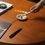 Elegant Boxwood Dining Table with Space-Saving Foldable Design fpmxm-2765