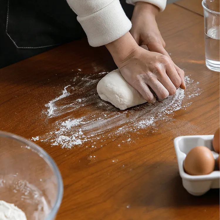 Elegant Boxwood Dining Table with Space-Saving Foldable Design fpmxm-2765