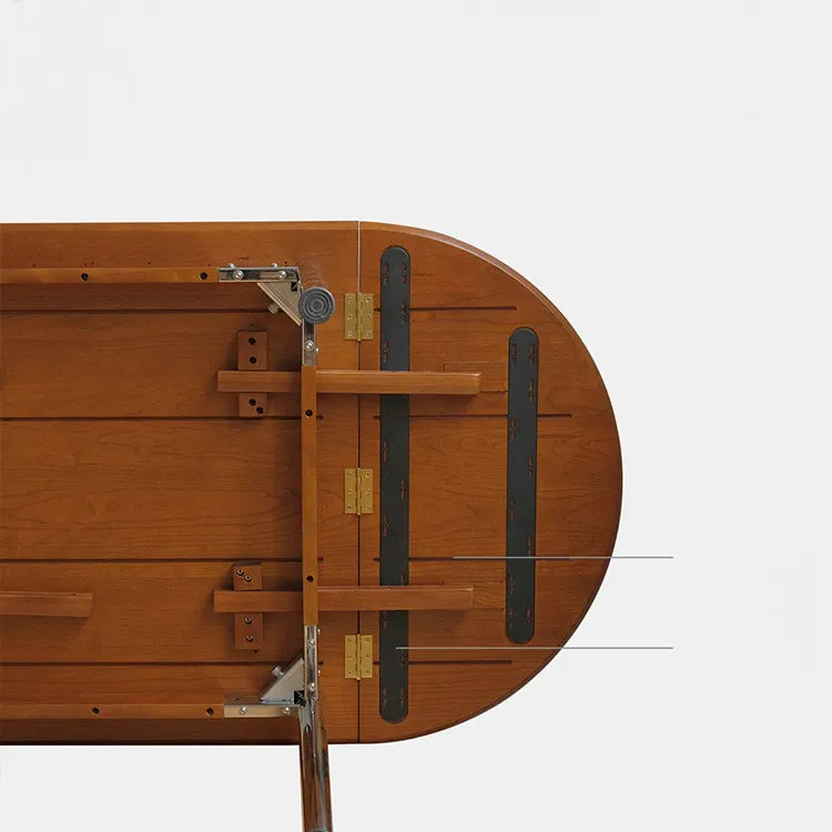 Elegant Boxwood Dining Table with Space-Saving Foldable Design fpmxm-2765