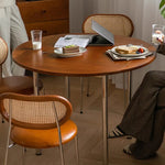 Modern Boxwood Dining Table with Sleek Metal Legs - Perfect for Urban Spaces fpmxm-2766