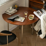 Modern Boxwood Dining Table with Sleek Metal Legs - Perfect for Urban Spaces fpmxm-2766