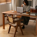 Elegant Cherry Wood Dining Table - Perfect for Stylish Gatherings fpmxm-2770