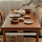 Elegant Cherry Wood Dining Table - Perfect for Stylish Gatherings fpmxm-2770