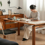 Elegant Cherry Wood Dining Table - Perfect for Stylish Gatherings fpmxm-2770