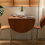 Elegant Cherry Wood Dining Chair with Rattan and Faux Leather Finish fpmxm-2772
