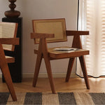 Ash Wood Rattan Dining Chair - Elegant Comfort for Modern Spaces fpmxm-2776