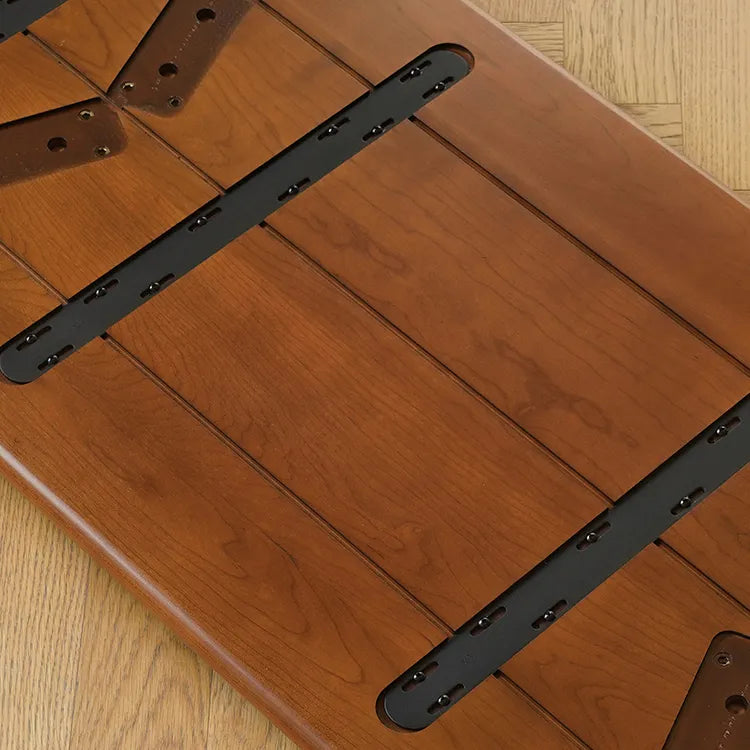 Elegant Cherry Wood Coffee Table with Modern Design - Perfect for Living Room Spaces fpmxm-2781