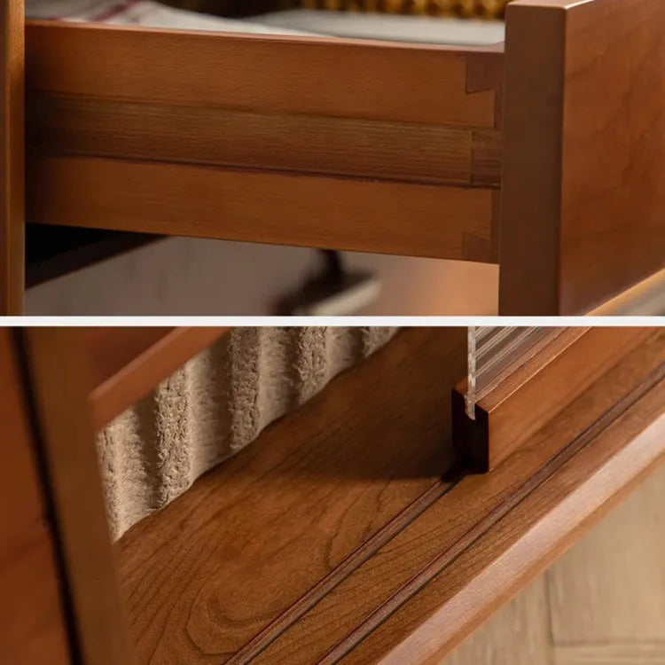 Sleek Boxwood Beech TV Stand with Glass Doors – Elegant Storage Solution fpmxm-2785