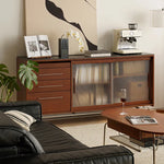 Sleek Boxwood and Glass Cabinet with Marble Top for Modern Interiors fpmxm-2787