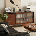 Sleek Boxwood and Glass Cabinet with Marble Top for Modern Interiors fpmxm-2787