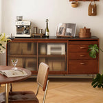 Sleek Boxwood and Glass Cabinet with Marble Top for Modern Interiors fpmxm-2787