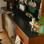 Sleek Boxwood and Glass Cabinet with Marble Top for Modern Interiors fpmxm-2787