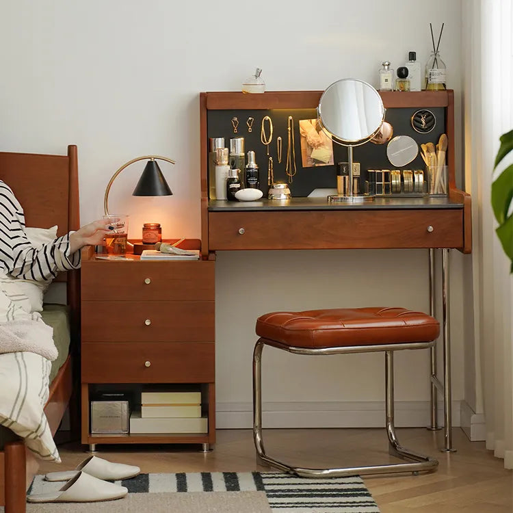 Elegant Boxwood & Beech Marble Vanity Table for Stylish Makeup Spaces fpmxm-2790