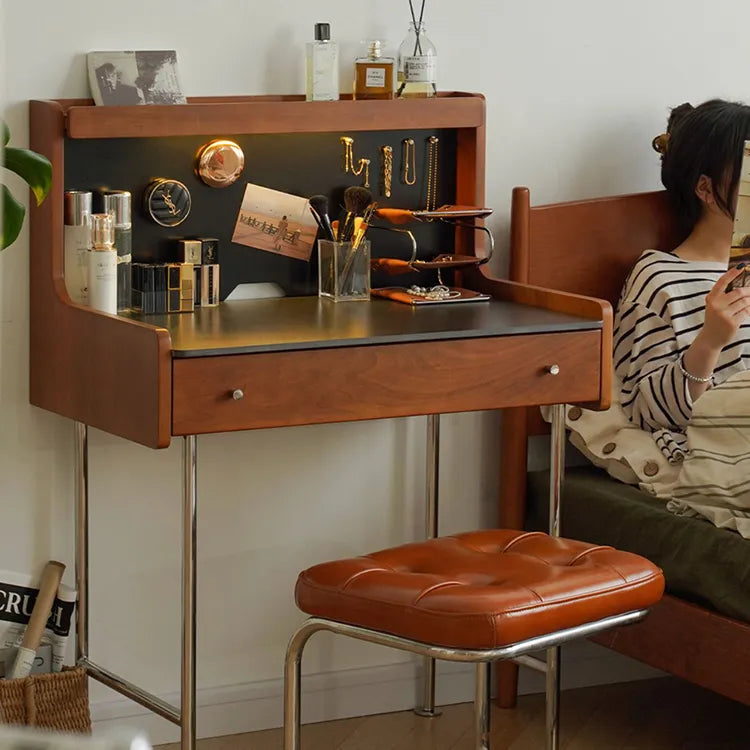 Elegant Boxwood & Beech Marble Vanity Table for Stylish Makeup Spaces fpmxm-2790