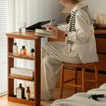 Modern Green Leather Stool - Stylish Seating Solution for Any Room fpmxm-2791-st