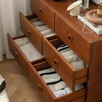 Stylish Boxwood Beech 6-Drawer Cabinet for Modern Living Spaces fpmxm-2794