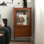 Elegant Boxwood Glass Cabinet with Modern Style - Perfect for Any Living Space fpmxm-2796