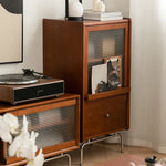 Elegant Boxwood Glass Cabinet with Modern Style - Perfect for Any Living Space fpmxm-2796
